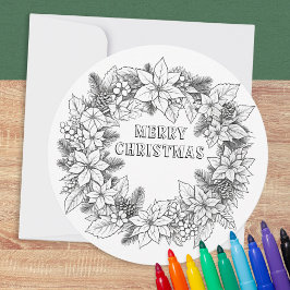 Cartão De Festividades Festivo Corante Elegante Feira Feliz Natal