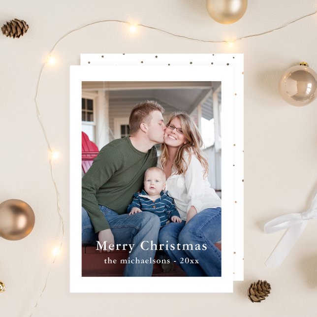 Cartão De Festividades Festivo Dots Feliz Natal Férias (Criador carregado)