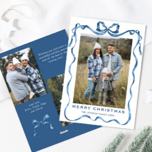 Cartão De Festividades Festivo Dusty Arco Azul Fita 3 Foto