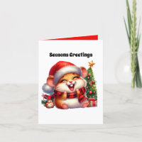 Festivo Hamster Seasons saúda o Natal