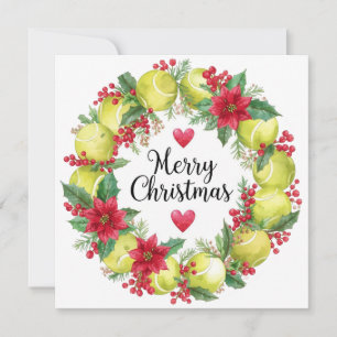 Cartão De Festividades Festivo Tênis Wreath para o Natal