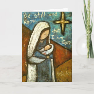 Cartão De Festividades Ficha de Natal Estável