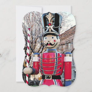 CARTÃO DE FESTIVIDADES FIGURA DE QUEBRA-NOZES/SOLDADO DE BRINQUEDO/DECORA