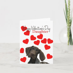 Cartão De Festividades Filha Glossy Namorados Grizzy Puppy Amor