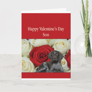 Cartão De Festividades Filho Glossy Namorados Puppy Amor