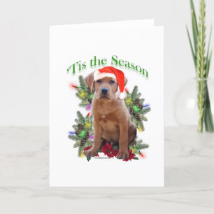 Cartão De Festividades Filhote de cachorro 'Tis de labrador retriever a
