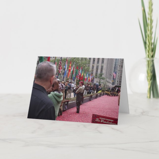 Cartão De Festividades Filmagem comercial por pulverização oceânica (Frente)