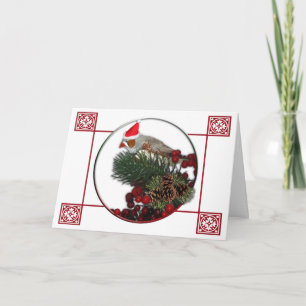 Cartão De Festividades Finch Christmas Card 6