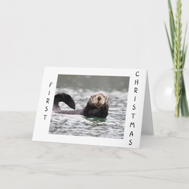 CARTÃO DE FESTIVIDADES FIRST CHRISTMAS FOR THE BABY IN YOUR LIFE (Frente)