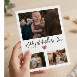 Cartão De Festividades First Mother’s Day Personalized Photo Card New Mom