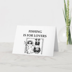 Cartão De Festividades FISHing é para amantes