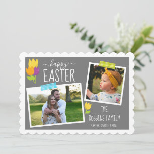 Cartão De Festividades Fita adesiva washi personalizada de Páscoa feliz T