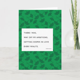 Cartão De Festividades Fitzgerald Deeper in Love Valentine