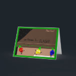 Cartão De Festividades Flash!<br><div class="desc">Christmas card</div>