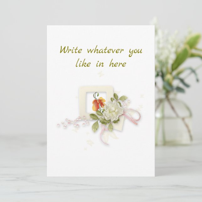 Cartão De Festividades Flat (Em pé/Frente)