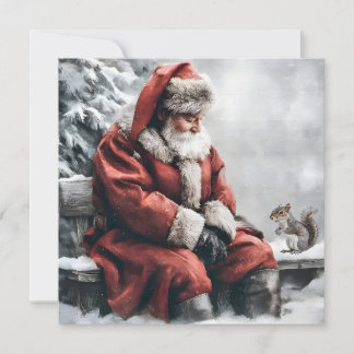 Cartão De Festividades Flat Christmas Card