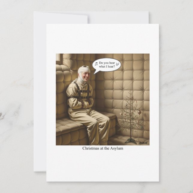 Cartão De Festividades Flat Holiday Card (Frente)