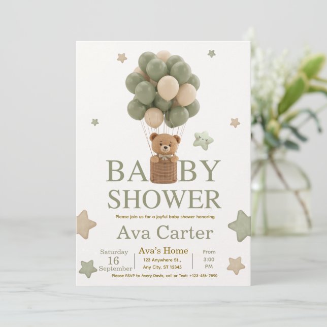 Cartão De Festividades Flat Holiday Card (Em pé/Frente)