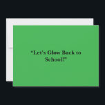 Cartão De Festividades Flat Neon Green Background – School Texture<br><div class="desc">Bright neon green flat texture for planners, school folders, digital templates & bold back-to-school designs. Get noticed this school year with the Flat Neon Green Texture Background, designed to energize your digital and print designs. With its bold, eye-catching tone and smooth matte finish, this texture is ideal for student planners,...</div>
