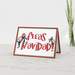 Cartão De Festividades Fleas Navidad - Dancing Christmas Fleas