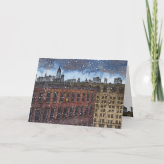 Cartão De Festividades "Flicker of Fire" Christmas Card