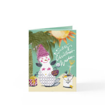 FlipNFlop Folded Holiday Card