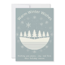 Floco de Neve Moderno Minimalista Não Denominativo