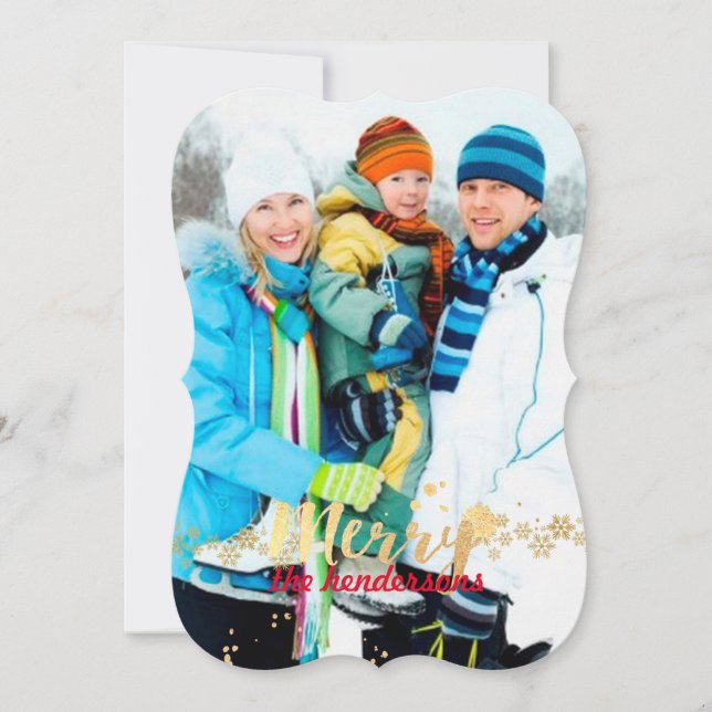 Cartão De Festividades Flocos/cartões de natal de neve PixDezines (Frente)