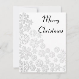 Cartão De Festividades Flocos de Natal legal e incríveis