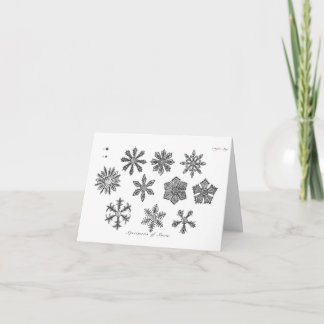 Cartão De Festividades Flocos de neve - 1791