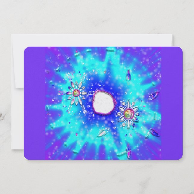 Cartão De Festividades Flocos de neve festivos (Frente)