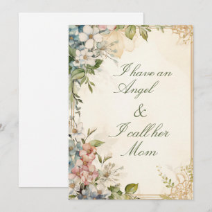 Cartão De Festividades Flor de jasmim vintage dia das mães