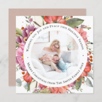 Floral de Aquarela Moderna de Peony Rosa Elegante