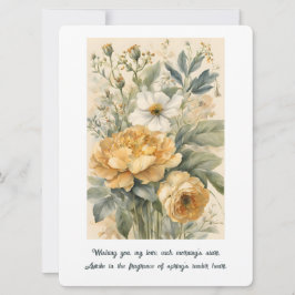 Cartão De Festividades Flores