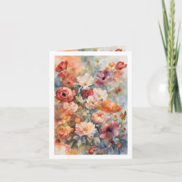 Cartão De Festividades Flores