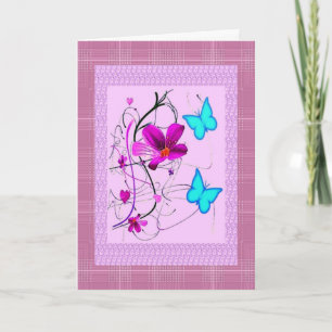 Cartão De Festividades Flores de mola - Placa de Páscoa