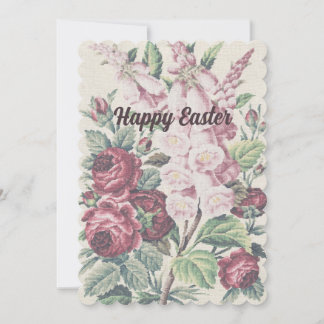 Cartão De Festividades Flores De Ponta Cruzada