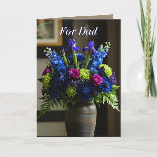 Cartão De Festividades Flores para o Papai (2)