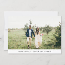 Cartão De Festividades Floresta de Inverno | Felicidades Photo