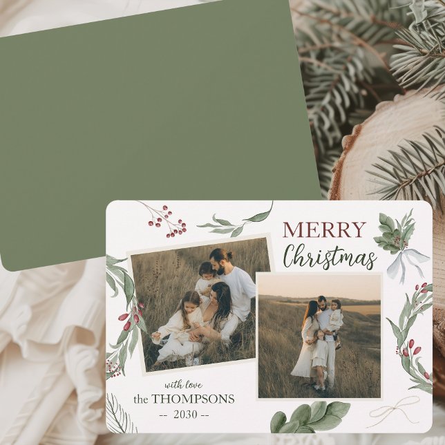 Cartão De Festividades Floresta Encantada Floresta Encantada Natal (Criador carregado)