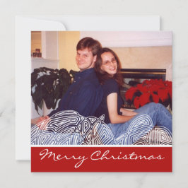 Cartão De Festividades Flurry de Natal