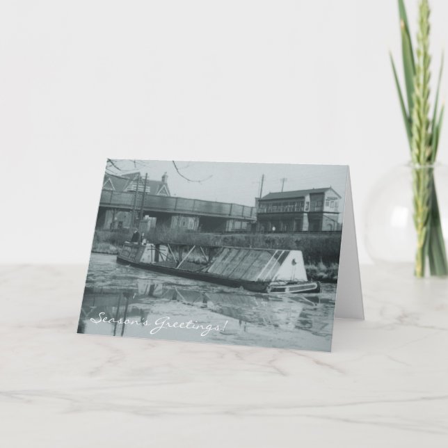 Cartão De Festividades FMC Bison in winter (Frente)