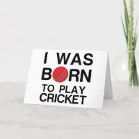 FOI NASCER DE JOGAR CRICKET