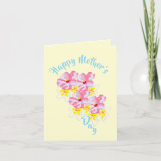 Cartão De Festividades Folded Holiday Card : Happy Mothers' Day