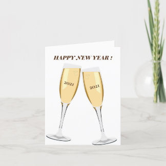 Cartão De Festividades Folded Holiday Card, HAPPY NEW YEARS CARD,