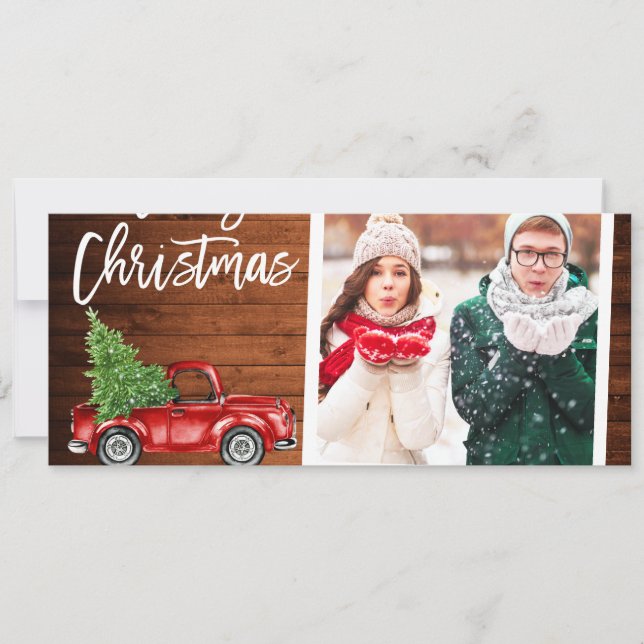 Cartão De Festividades Folha de Artesanato de Fotografia Instantânea com  (Frente)