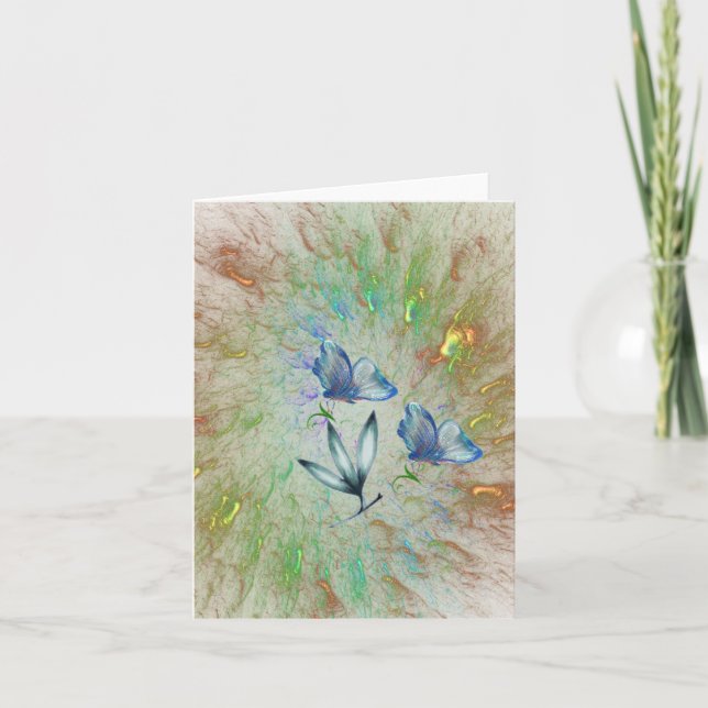 Cartão de Festividades Folha Dupla (Frente)