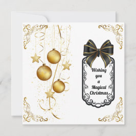 Cartão de Festividades Folha Única