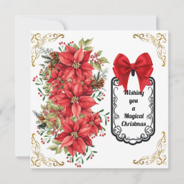 Cartão de Festividades Folha Única