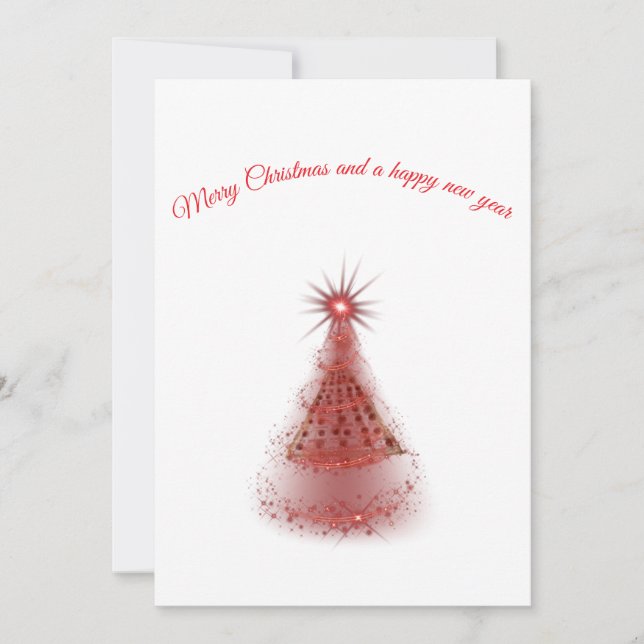 Cartão de Festividades Folha Única (Frente)